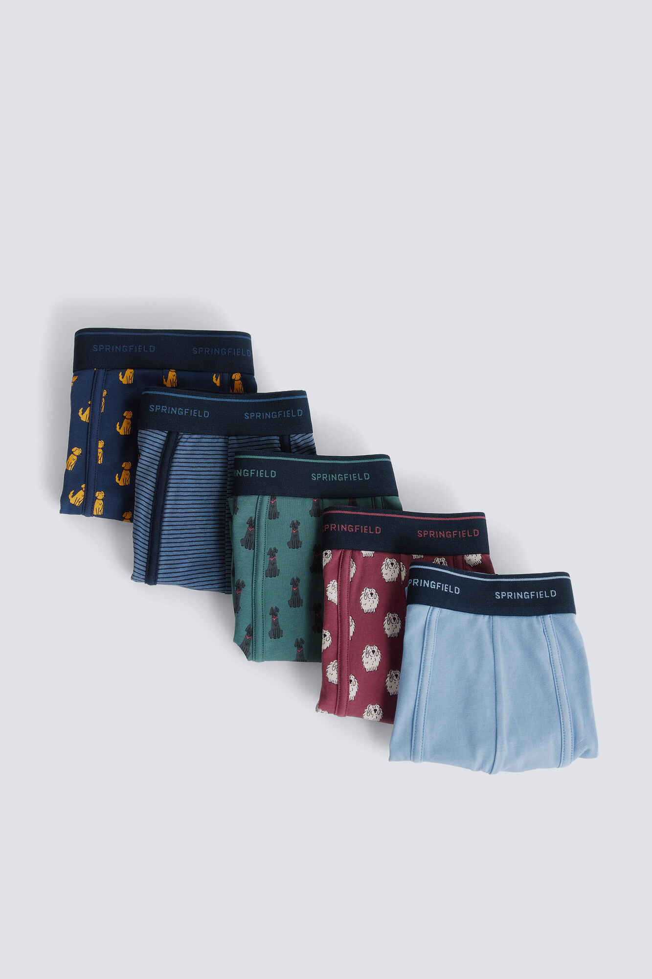 Springfield 3-pack cotton print boxers