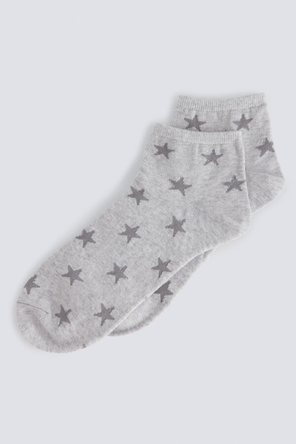 Springfield Star print short socks grey