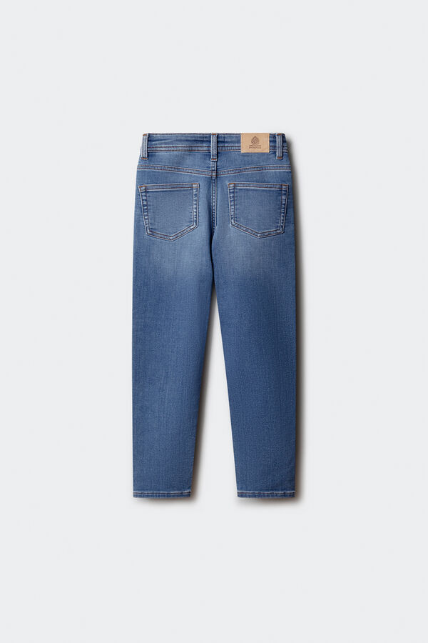 Springfield Kids Calças com cotoveleiras infantis azul