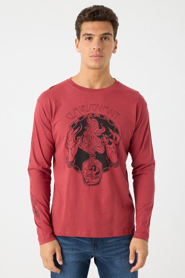 Springfield Esoteric print T-shirt rouge royal
