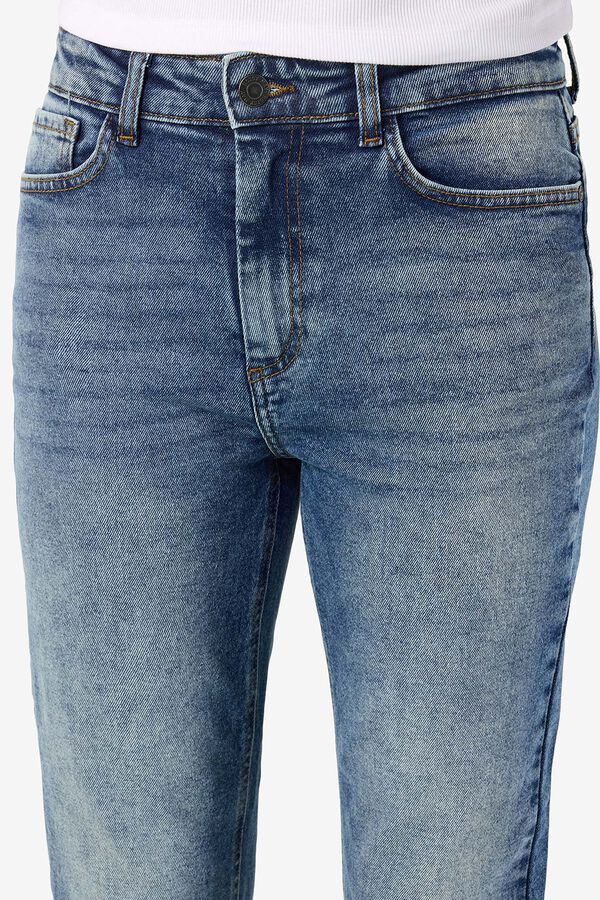 Noisy May Pantal&oacute;n vaquero de largo tobillero azul