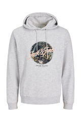 Jack & Jones Sudadera con capucha algod&oacute;n blanco