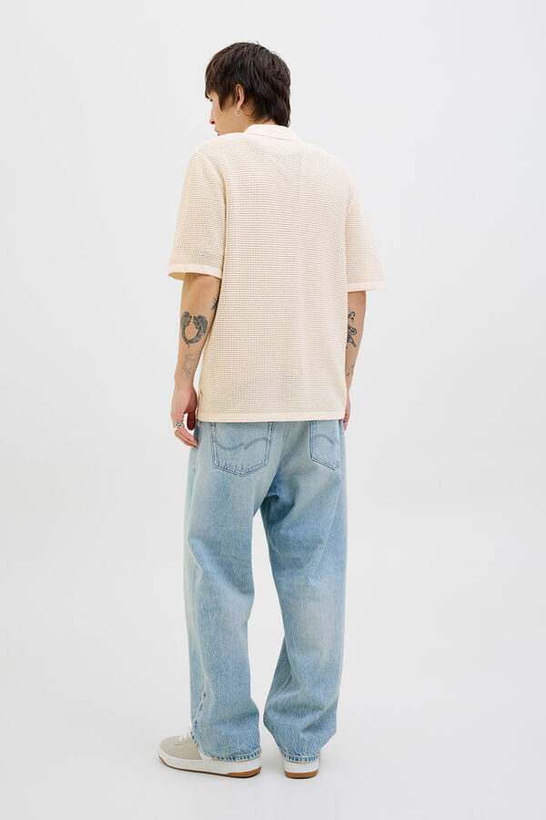 Jack & Jones Relaxed fit jersey-knit shirt white