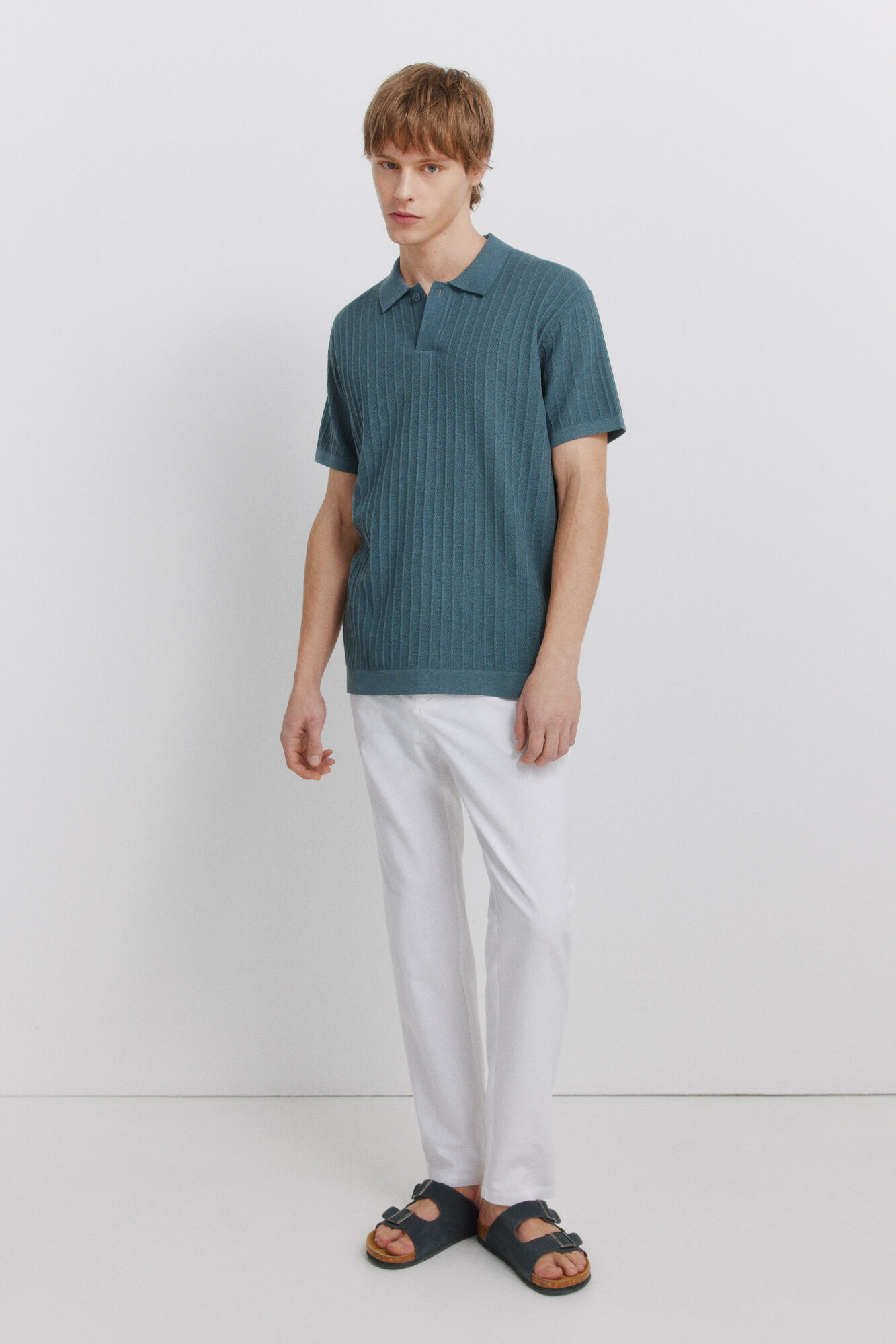 Springfield Basic structured polo shirt