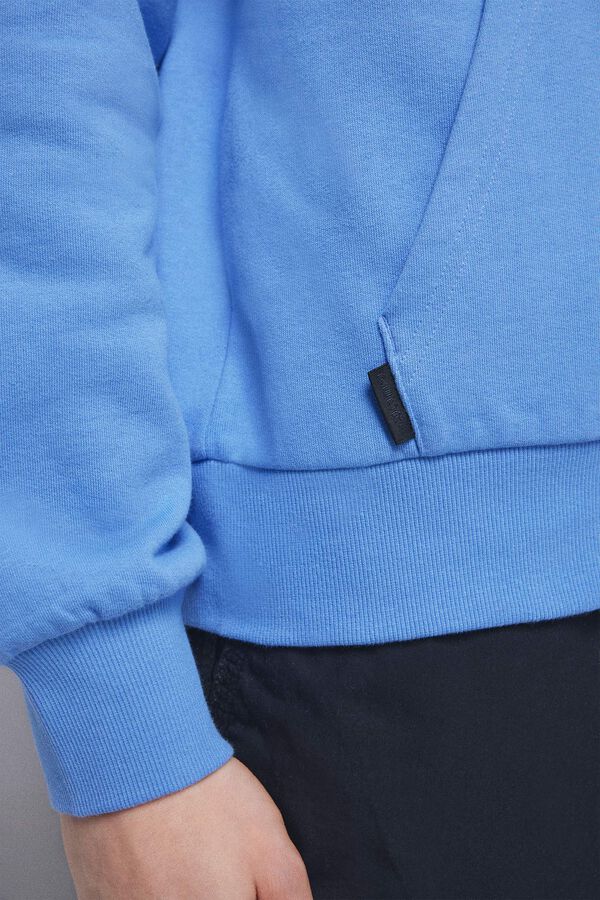 Springfield Pedri x Springfield „Under Control” kapucnis pulóver kék