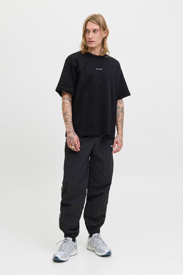 Jack & Jones Camiseta minimalista negro