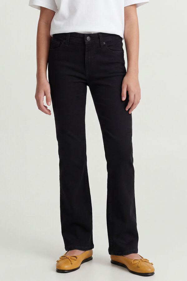 Jack & Jones Girl Flare slim fit jeans black