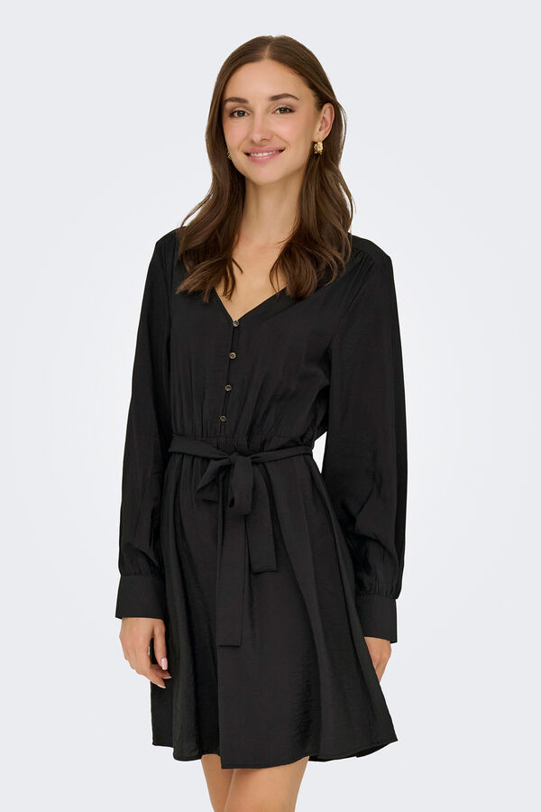 JDY Short fluid short dress Crna