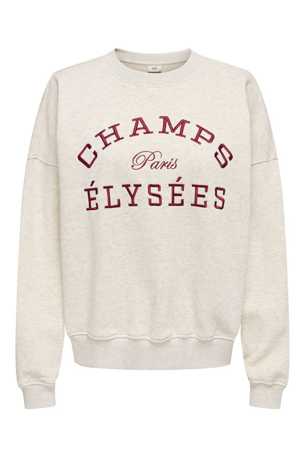 JDY Round neck sweatshirt grey