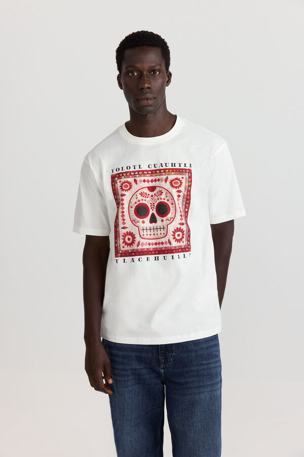 Springfield Day of the Dead T-shirt Yolotl beige