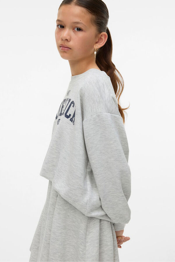 Vero Moda Girl Sidekick Sweatshirt grey