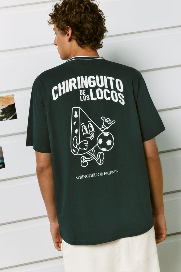 Springfield Chiringuito los Locos T-shirt green