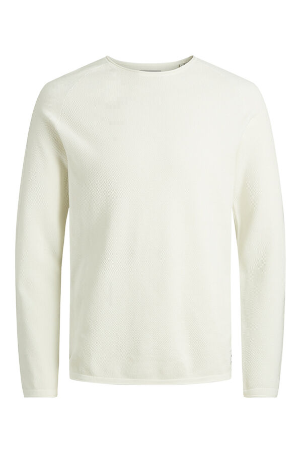Jack & Jones Essential jersey-knit jumper white