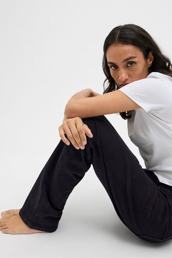 Jack & Jones Jeans justos e retos preto