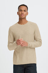 Blend Jersey cuello redondo beige