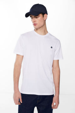 Springfield Basic-T-Shirt Baum blanco