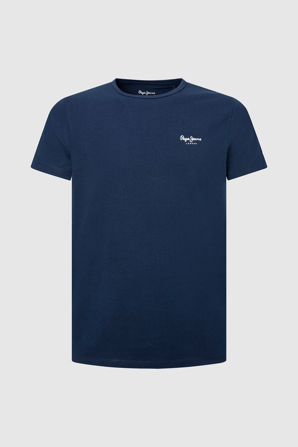 Pepe Jeans Slim short sleeve t-shirt blue