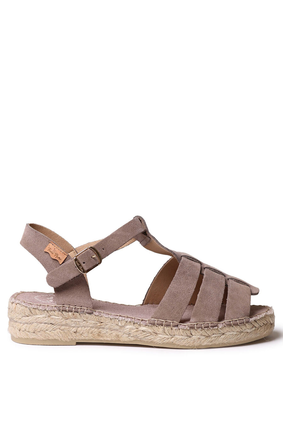 Sandalia cangrejera en serraje