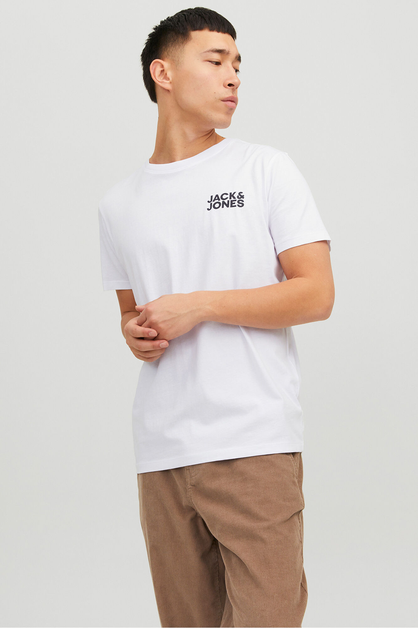 Jack & Jones Camiseta regular fit logo peque&ntilde;o