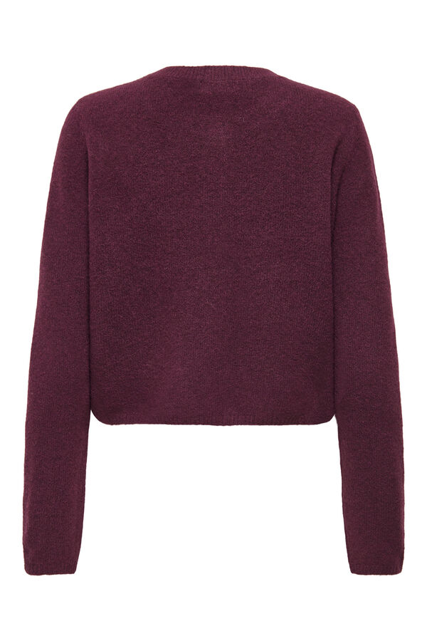 JDY Button fastening cardigan pink
