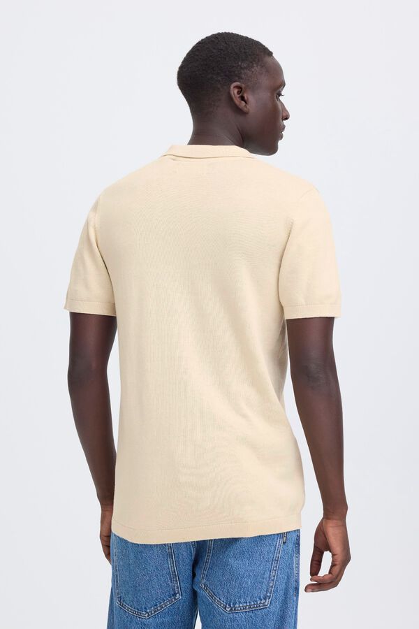 Blend Polo de punto beige
