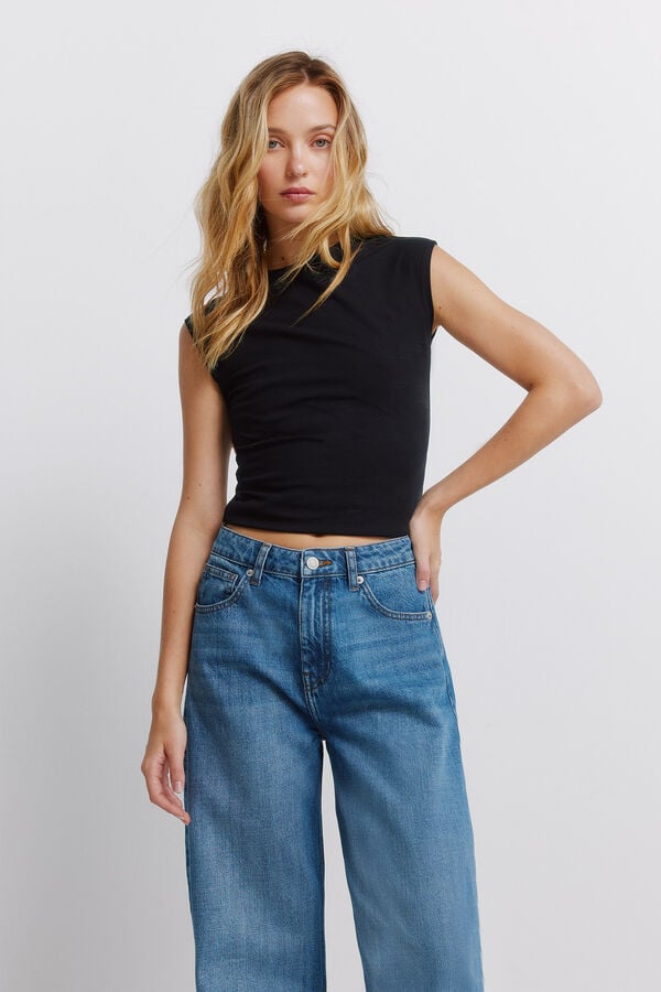 Springfield Balloon jeans blue