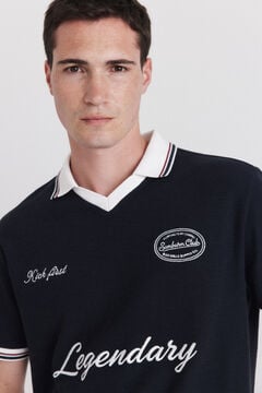 Springfield Contrast regular fit sports polo shirt