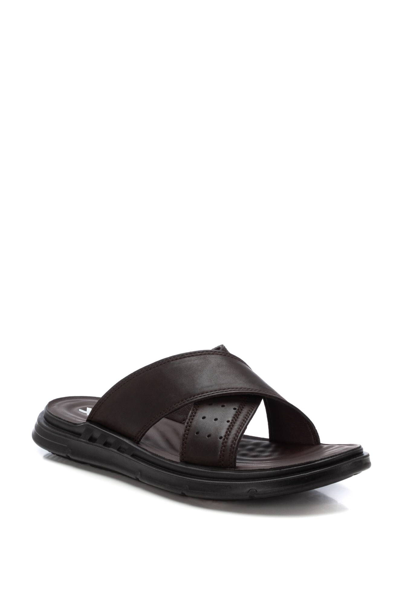 XTI Sandalia cruzada piel