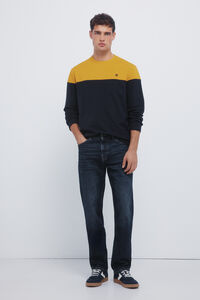 Springfield Long sleeve piqu&eacute; cut-out T-shirt