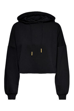 Springfield Short hooded sweatshirt black
