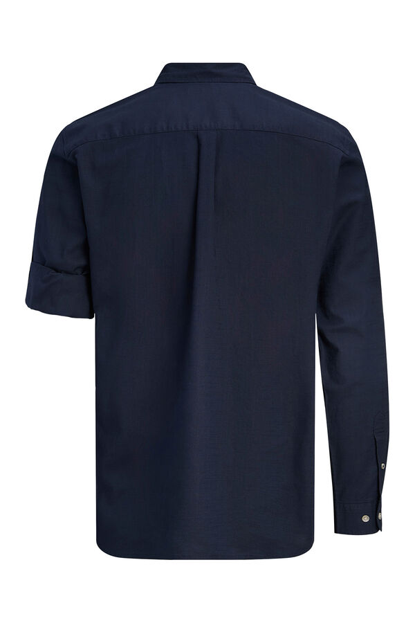 Jack & Jones Cotton long sleeve shirt blue