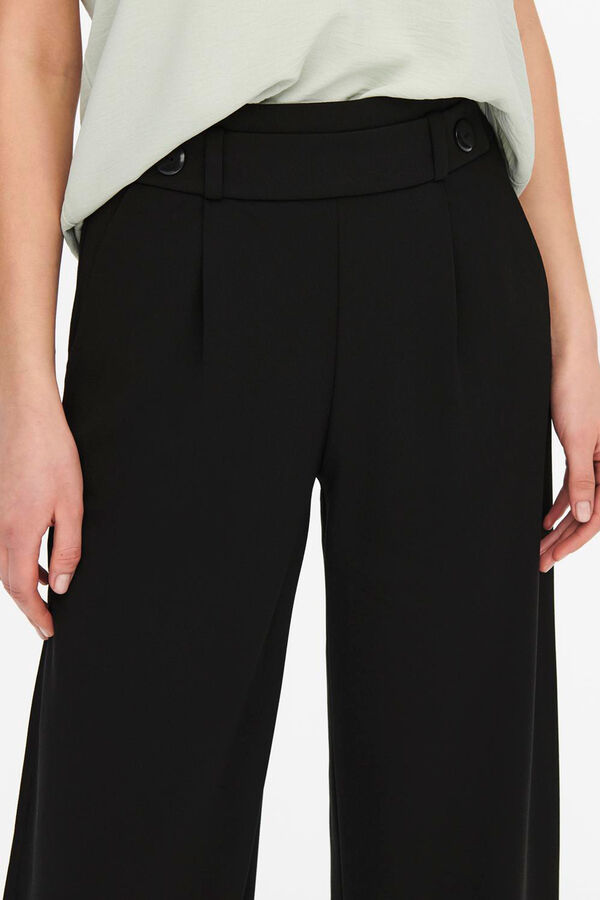 Springfield Wide suit trousers crna