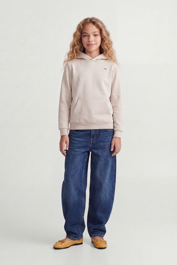 Jack & Jones Girl Basic hooded sweatshirt grey