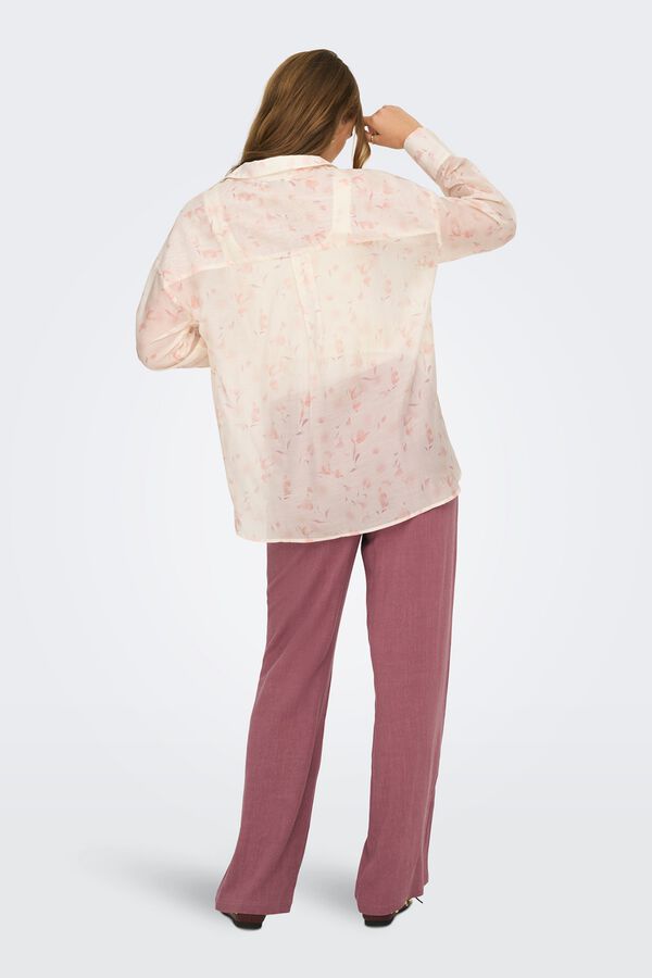 Only Printed sheer shirt Bela