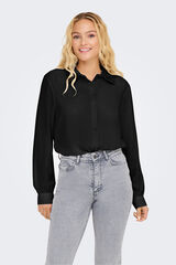 JDY Camisa de manga comprida preto