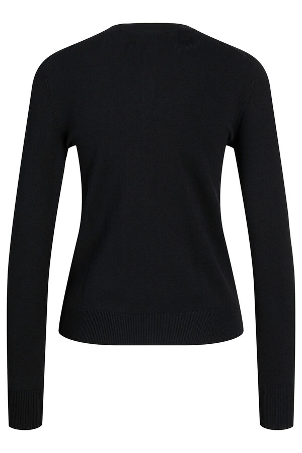 Jack & Jones Plain Fine Knit Cardigan black