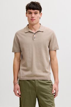 Jack & Jones Polo aus Baumwollstrick im Regular Fit