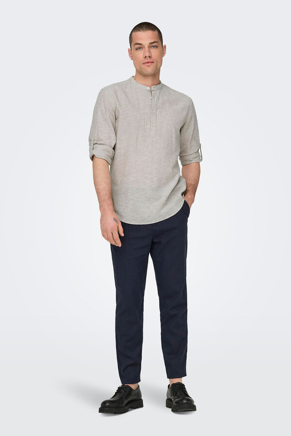 Only & Sons Long sleeve shirt nude