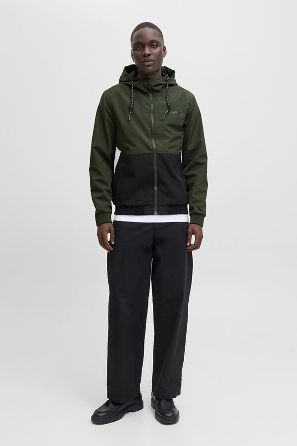Jack & Jones Hooded bomber jacket green