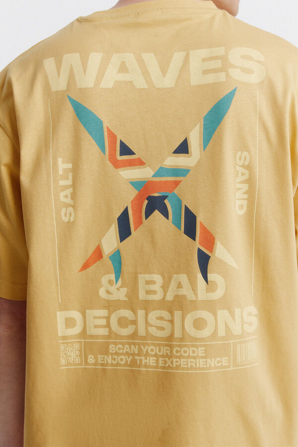 Springfield Waves T-shirt printed