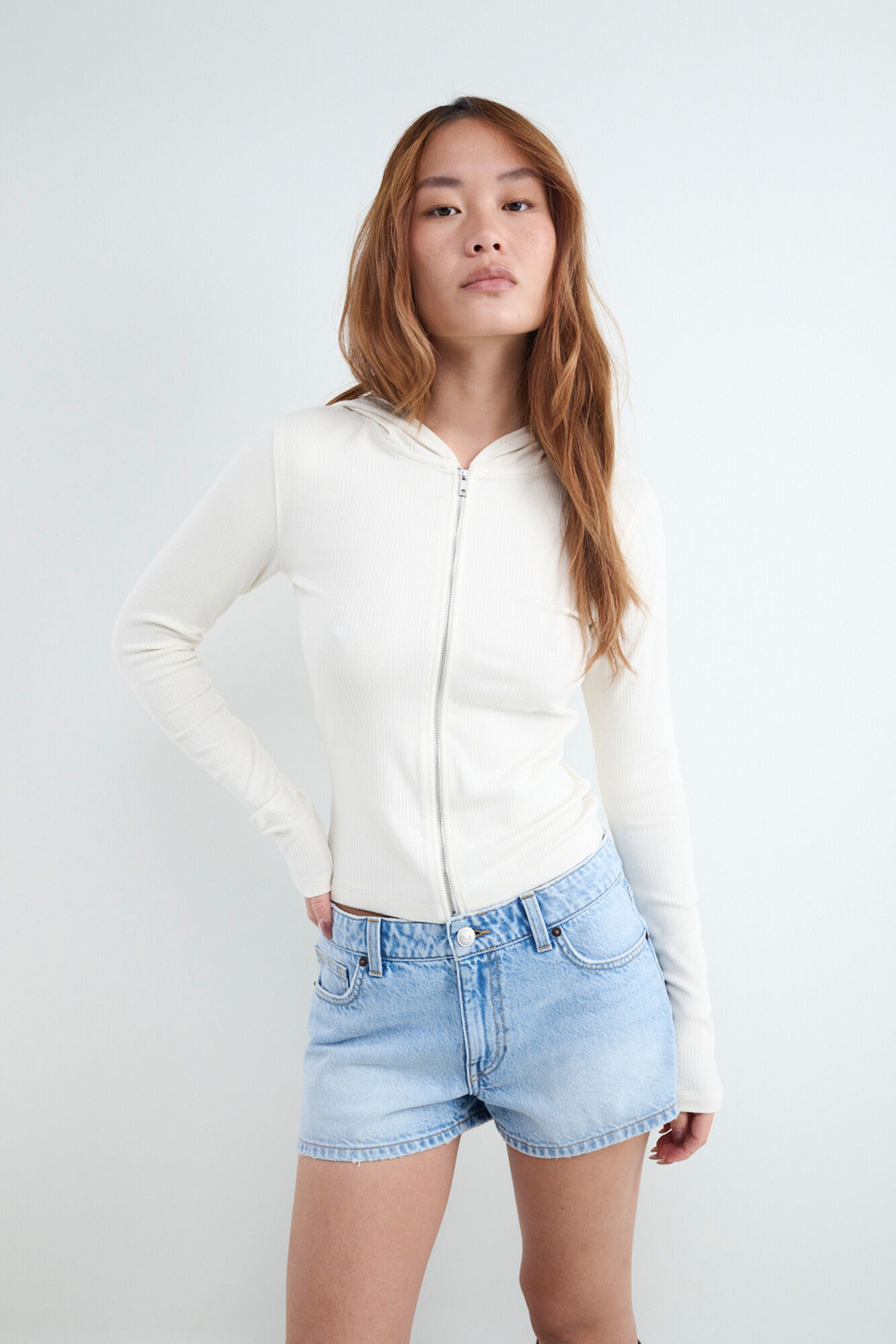 Balmohk Sweatshirt com capuz e fecho-&eacute;clair