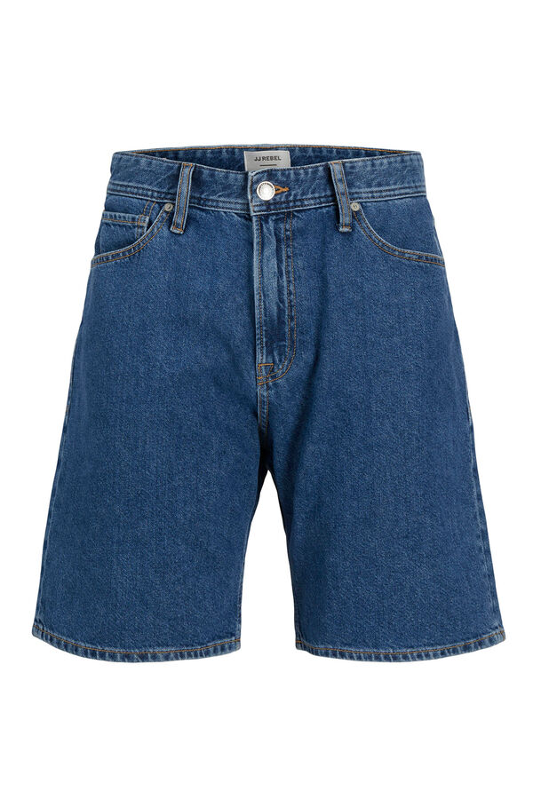 JJ REBEL Loose-fit denim Bermuda shorts bleu