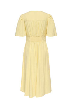 JDY Midi-Kleid mit kurzen &Auml;rmeln und Cape