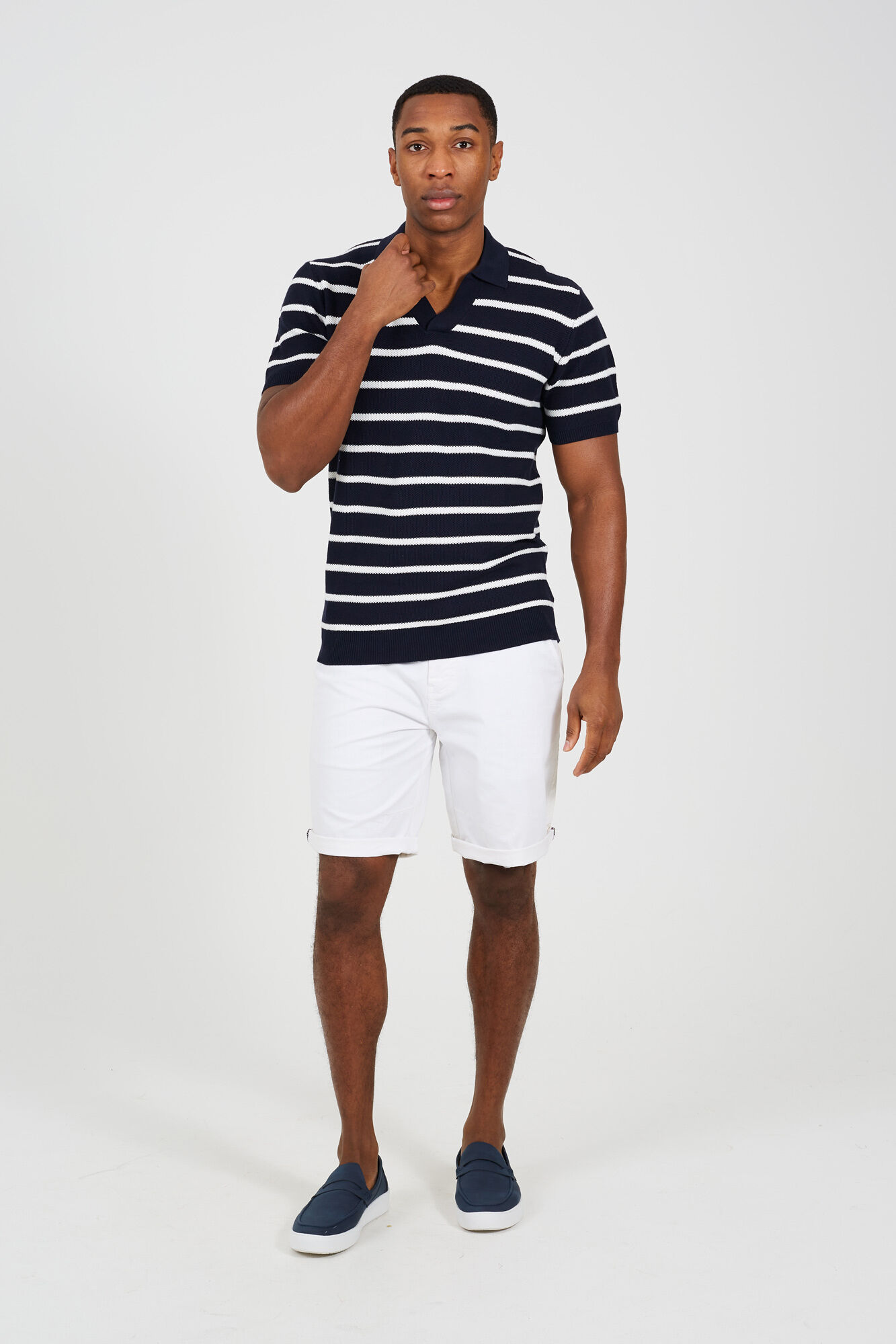 Brave Soul Cal&ccedil;&otilde;es b&aacute;sicos com cinco bolsos