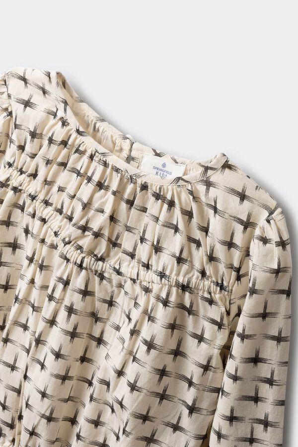 Springfield Kids Blusa manga larga niña blanco