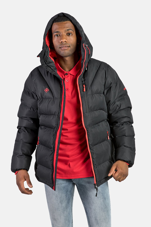 Izas Water-repellent fiberfill jacket black