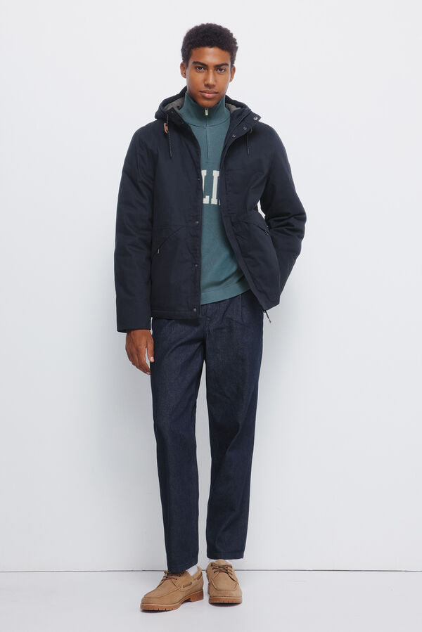 Springfield Short puffer parka blue