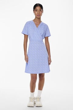 Springfield Short dress with short sleeves bluish