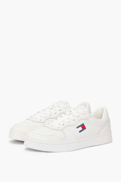 Tommy Jeans Sapatilhas Tommy Jeans brancas com logo bandeira