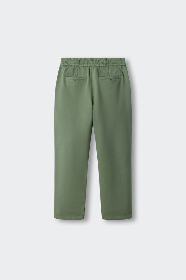 Springfield Kids Pantalon chino knit ni&ntilde;o verde
